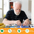 100 Piece Jigsaw Puzzle for Seniors - Elephant Forest Large Piece Puzzles for Alzheimer's Activity 15" x 19"