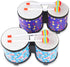 Set 2 5" 6") Bongo Floor Tom Drums for Kids: Childrens Drum Percussion Music Instrument with Mallets - Preschool