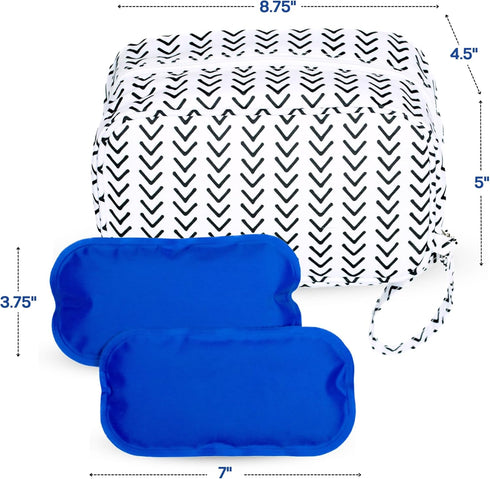 Jomaco Pack Breastmilk Cooler Bag with Ice - Insulated Breast Milk Cooler Travel Bag - Small Breastmilk Storage Bag