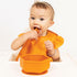 Tiny Twinkle Silicone Suction Bowl with Lid for Baby, 100% BPA Free, Microwave Safe, Cinnamon
