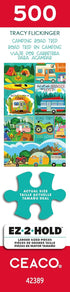 500 Ceaco - Tracy Flickinger - Camping Road Trip - Larger Piece Jigsaw Puzzle
