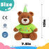 Cuteoy Happy Birthday Bear Musical Stuffed Animal Shaking Singing Dancing Plush Toy Electric Interactive Animated