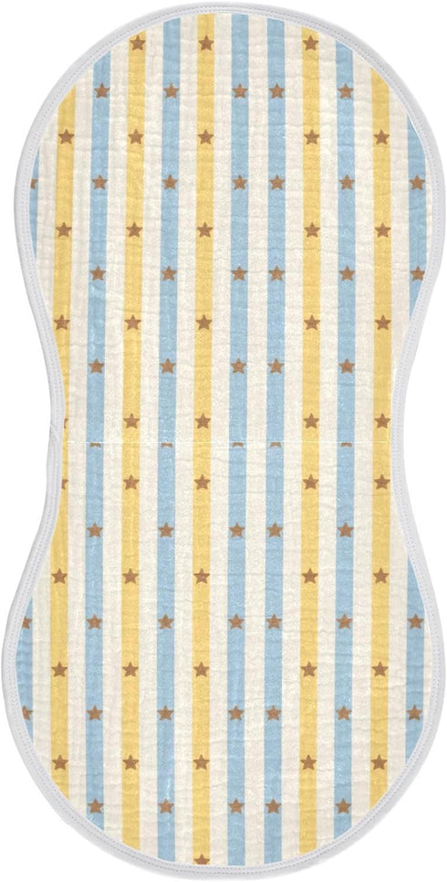 decor gift Cotton Large Burp Cloths for Baby Soft Touch Pastel Retro Simple Stripe