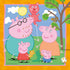 RAVENSBURGER Puzzle, Family and Friends, 3 x 49 Pieces, Peppa Pig Puzzle for Children from 5 Years