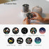 360 4 8 9 1200mAh mooas Rotating Projector Melody Nightlight (White), Rotating Nightlight, Wonderland Night Light