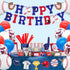 Baseball Birthday Party Decorations Supplies for Boys, Happy Birthday Banner, Cake Topper, Balloons