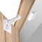 Upgraded Invisible Baby Proofing Cabinet Latch Locks - 10 Pack, No Drilling Required, Works with Most Cabinets