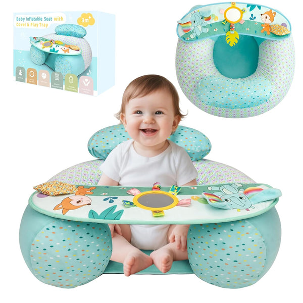 Upgraded Blublu Park Wider U-Shape Inflatable Sit Me Up Floor Seat for