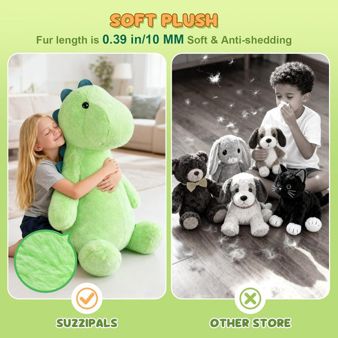 30", SuzziPals Giant T rex Plush Toys Jumbo Soft Dinosaur Stuffed Animals, Giant Stuffed Animal Dinosaur Toys