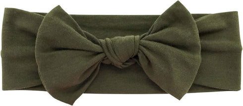 Baby Girl Headbands - Handmade Cotton Hairbands with Bows for Infant & Toddler, Child Hair Accessories