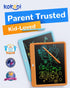 12 Inch 3-6 KOKODI LCD Writing Tablet, Colorful Toddler Doodle Board Drawing Tablet, Erasable Reusable Electronic
