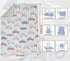 Carseat-30x40 Inches DuShow Cars Baby Blanket for Boys - Ultra Soft Double Layer Minky Blanket with Dotted Backing