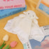 Apricot Lamb Stuffed Animals, Soft Security Blanket, White Lamb Infant Nursery Character Blanket, 14 Inches