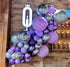 Chrome Metallic Purple Balloons, 12 inch, 100 Pcs Latex Shiny Balloons for Party Decoration