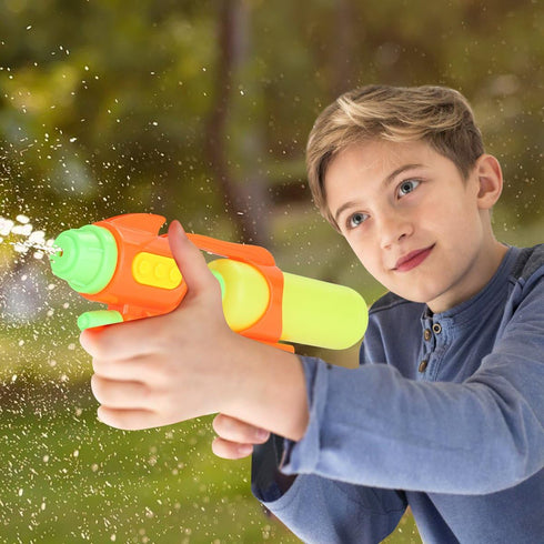 Water Guns 9 Inch, 6 Packs for Kids Adults, Multicolor Squirt Gun for Party Pool Bath Favors