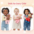 OUOZZZ 10" 1 Black Baby Doll - Year Old Girl Birthday Gifts First African American Baby Dolls for Toddler Girl Toys