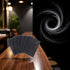 Pxiryanlow 10Pcs Black Magic Bangs Hair Pad, Plastic Paste Posts Square Hair Pad, Hair Styling Tool Barber Acessories