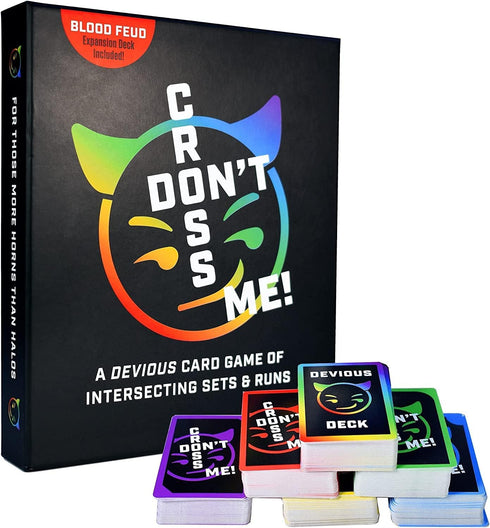 Dont Cross Me! Fast, Easy-to-Learn Family Card Game for Ages 8+ |
