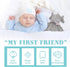 Elephant Baby Lovey, Unisex Newborn Security Blanket for Boys and Girls, Soft Lovie Baby Gifts, Grey