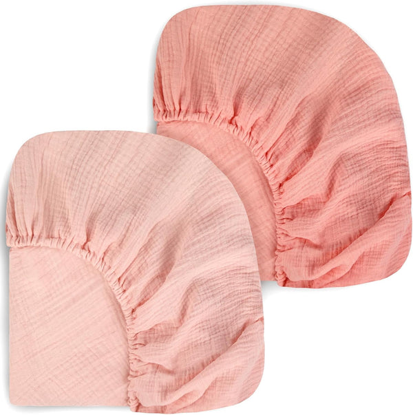 MIGIOL 100% Cotton Crib Sheet, Cotton Breathable Crib Sheet, Standard Crib Sheet, Size