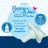 100% Set 0m+ Dr. Brown's Lovey Blanket with Teether Ring and HappyPaci Silicone One-Piece Pacifier, Soothing Security