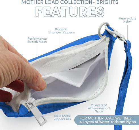 Mother Load Durable Nylon Diaper Bag Organizer Pouches by