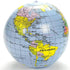 SWR 36 Inch PVC Inflatable World Globe - Educational Toy for Children and Adults