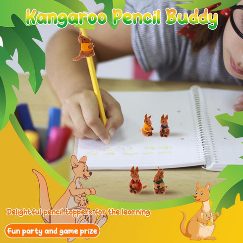 20Pcs Kangaroo Clip Buddy, Kangaroo Stuffed Animal Pencil Toppers, Cute Toy for Prizes