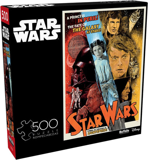 Buffalo Games - Star Wars - The Fate of The Galaxy At Stake! - 500 Piece Jigsaw Puzzle for Adults