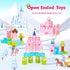 Magnetic Blocks Building Toys - Princess Castle Collection, Birthday Gifts for Kids 3-8, Montessori STEM Outdoor Toys