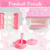 10 Pieces Mini Kitchen Set for Dollhouse - Miniature Kitchen Furniture & Accessories for Kids Doll House