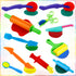 11 Set Dough Play Tools PCS Basic Dough Accessories Starter for Kids with Pizza Cutters, Safety Scissors, Rolling Pin