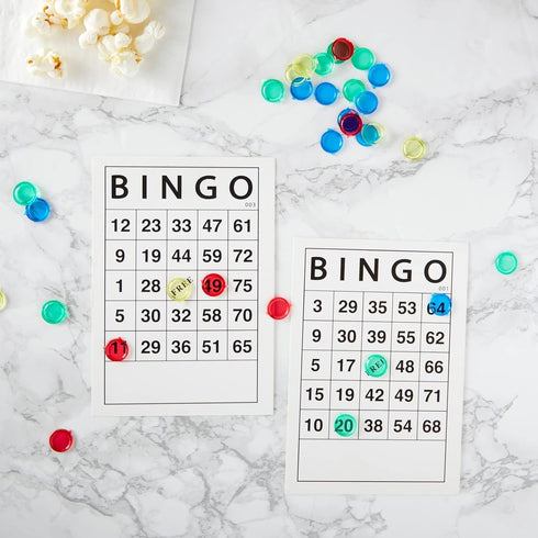 Juvale 180 Sheets Reusable Paper Bingo Cards Bulk - Disposable Number Game Set for Large Groups