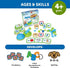 Learning Resources Alphablasters! Letter & Spelling Game - 85 Pieces, Educational Indoor Games for Ages 4+ Toddler