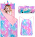 Nap Mat Unicorn Sleeping Bag with Reusable Pillow and Blanket Slumber Bag