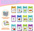 510 3-8 Spanish & English Words Alphabet Bilingual Talking Flash Cards for Years Toddlers, Pocket Speech Buddy Therapy