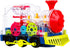 Berry President Transparent Electric Gear Train Toy with Flashing Lights and Music for 2-5 Year Old Boys