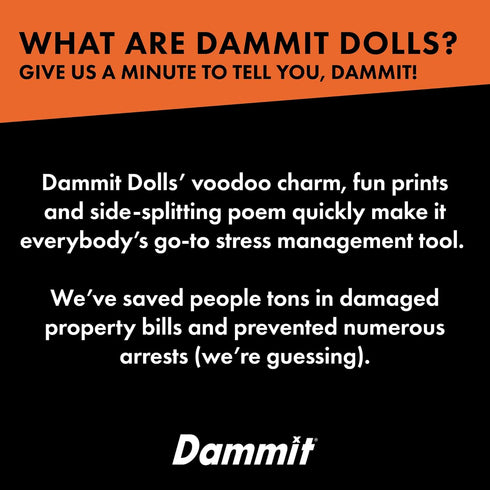 Dammit Doll - Limited Edition Vol. 2, Stress Relief Gag Gift (Iris Awditor)