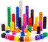 Number Block Set of 100, Educational Math Cubes for Kids Ages 4-8, Counting Blocks for Math Learning