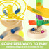 JOYIN 236Pcs Glowing Marble Run - Motorized Elevator Construction Building Blocks Toys for STEM Gifts