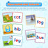 Learning Toys for Kids 3-5 Years Old, 116Pcs Short Vowel Letters Sorting Spelling Reading Toy Set