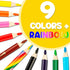 Set 10 Teacher-Recommended TinyGeeks Jumbo Pencils - of Triangle-Shaped Colored Pencils for Toddlers and Preschoolers