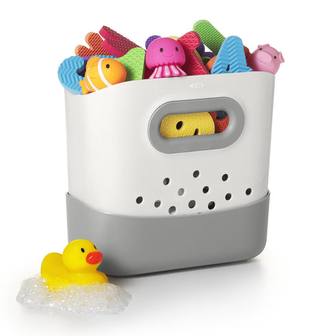 OXO Tot Stand Up Bath Toy Storage Gray