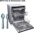 12 Pcs Plastic Toddler Utensils Set, 6 Kids Forks and 6 Kids Spoons, BPA Free/Dishwasher Safe Brightly Colored Cutlery