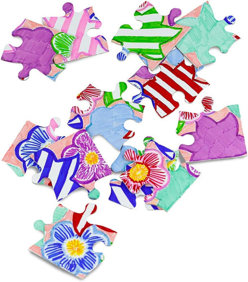 Hygloss Blank Decorating Art Activity - Jigsaw for Party Favors, DIY Invites, 5.5 x 8 Inches, 12 Pieces