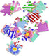 Hygloss Blank Decorating Art Activity - Jigsaw for Party Favors, DIY Invites, 5.5 x 8 Inches, 12 Pieces