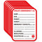 Remarkable Infant I.C.E. (in Case of Emergency) Car Seat Sticker Safety Information