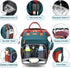 CESAILT Backpack, Diaper Bag Multifunction Waterproof Diaper Bag for Baby, with Diaper Changing Station, Newborn