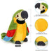 Talking Parrot Toy, Interactive Plush Animal that Repeats and Waving Wings, Kid Birthday Gift