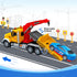 15" 3 4 5 6 SpringFlower Large Tow Truck Toy, Toy for Years Old Boy Toddlers, Truck Vehicle with Racing Car, Traffic
